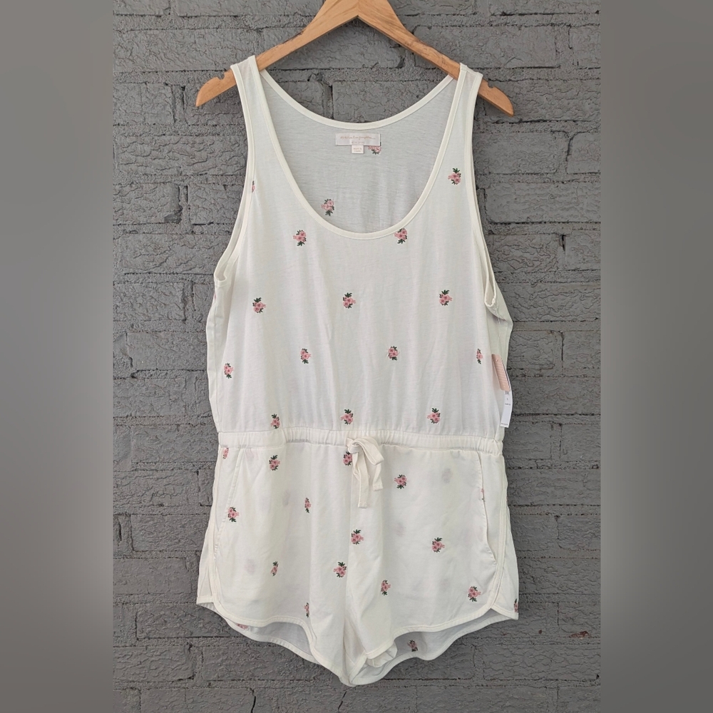 Spiritual Gangster embroidered romper
